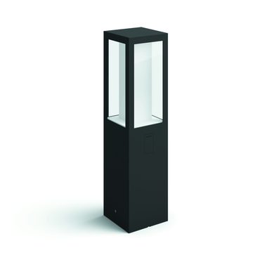 Philips Hue Impress LED 1x8W stĺpikové 40cm čierna / vonkajšie stĺpové svietidlo / 1200lm / 2200-6500K / RGB / IP44