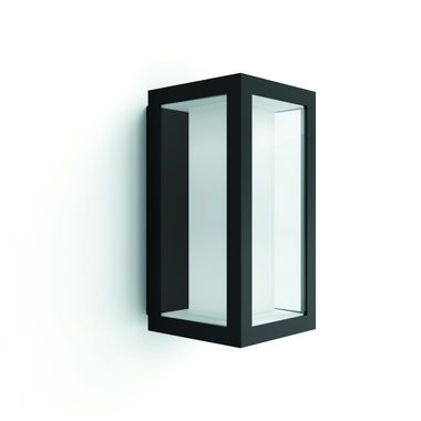 Philips Hue Impress LED 1x8W nástenné čierna / vonkajšie nástenné svietidlo / 1200lm / 2200-6500K / RGB / IP44