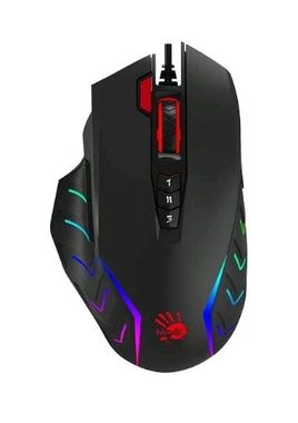 A4Tech BLOODY J95S / herná optická myš / 8000 DPI / USB / RGB osvetlenie / odozva 1ms / kábel 1.8 m 