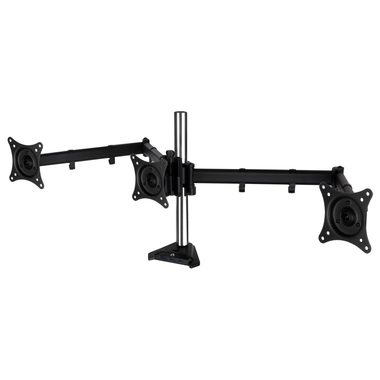 Rozbalené - ARCTIC Z3 čierna / stolný držiak pre 3 monitory / do 34" / nosnosť 15 kg na monitor / rozbalené