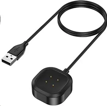 Tactical USB Nabíjací Kábel pre Fitbit Versa 3 &amp; Sense