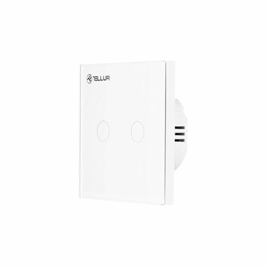 TELLUR WiFi Smart Spínač 2 porty biela / 1800 W / 10 A