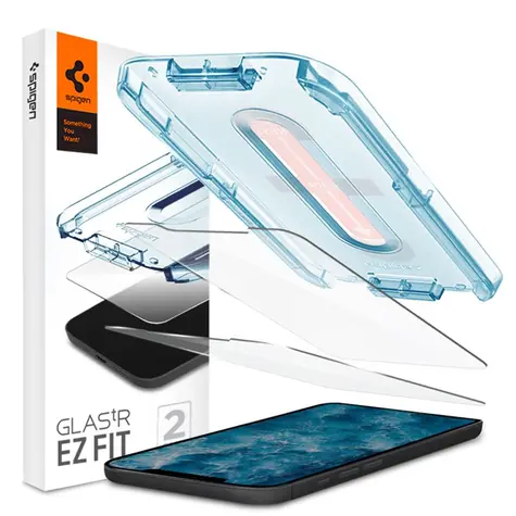 Spigen Glas tR EZ Fit ochranné sklo pre Apple iPhone 12 &amp; Pro / 2ks