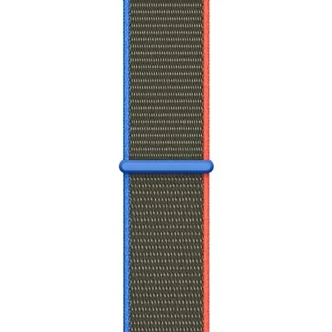 Apple Watch 40mm prevliekací športový remienok olivová / 130-200mm