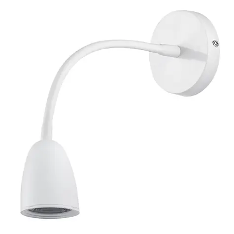 Solight WO54-W LED nástenná lampička / stmievateľná / 4W / 280lm / 3000K / biela