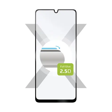 FIXED Full-Cover Ochranné tvrdené sklo pre Samsung Galaxy A32 4G čierna / lepenie cez celý displej
