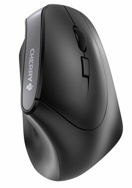 CHERRY MW 4500 čierna / Ergonomická myš / 1200DPI / 2.4GHz / USB nano / 2x AAA