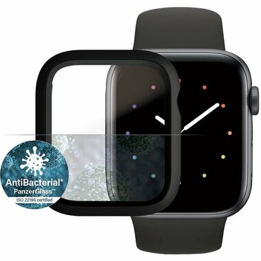 PanzerGlass Curved Glass Tvrdené sklo pre Apple Watch 4, 5, 6 a SE (44mm) čierna