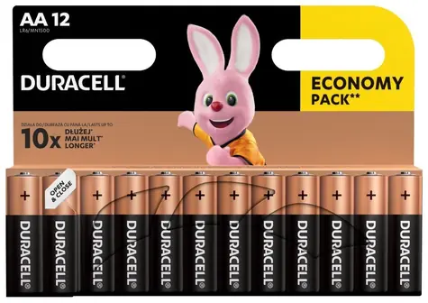 DURACELL - Basic batéria AA 12 ks