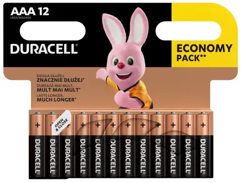DURACELL - Basic batéria AAA 12 ks