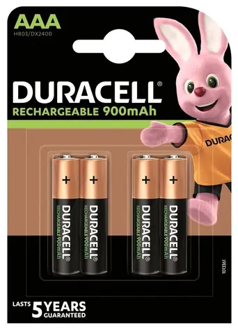 DURACELL - Nabíjací AAA 900mAh 4 ks