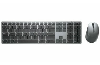 DELL KM7321W US sivá / Set bezdrôtovej klávesnice a myši / US layout / 2.4GHz / Bluetooth