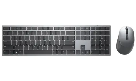 DELL KM7321W US sivá / Set bezdrôtovej klávesnice a myši / US layout / 2.4GHz / Bluetooth