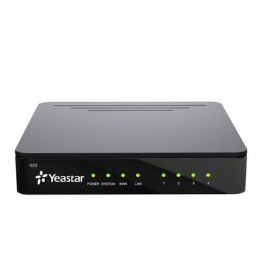 Yeastar IP ústredňa S20 čierna / 20 užívateľov / 10 hovorov / až 4 porty pre FXS &amp; GSM &amp; FXO &amp; BRI
