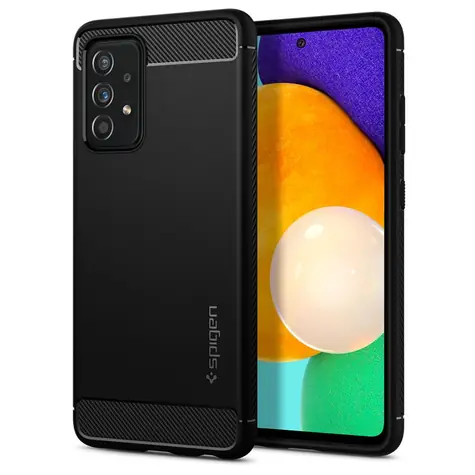 Spigen Rugged Armor púzdro pre Samsung Galaxy A52 &amp; A52 5G čierna