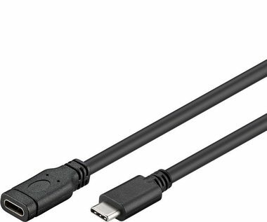 PremiumCord Predlžovací kábel USB 3.1 (USB-C) samec na USB 3.1 (USB-C) samica 2m