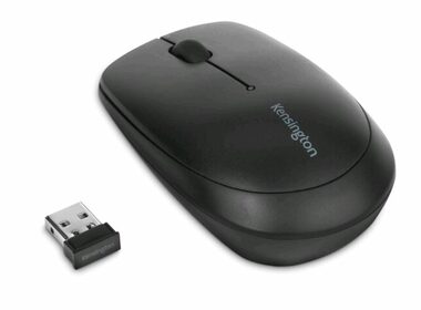 Kensington Pro Fit čierna / bezdrôtová laserová myš / 2.4 GHz / 1000 DPI / 3 tlačidlá