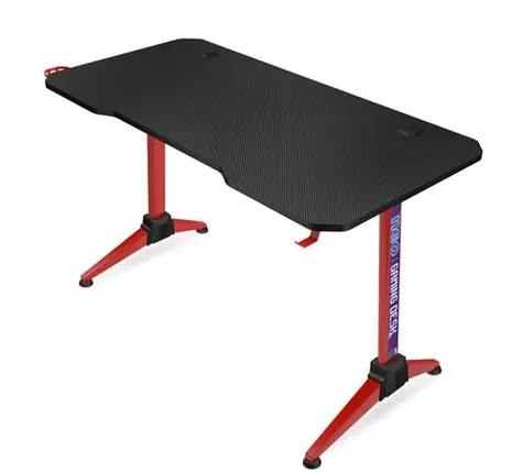 Connect IT NEO XL červená / herný stôl / Š: 120 cm / V: 75 cm / H: 60 cm / nosnosť 100 kg