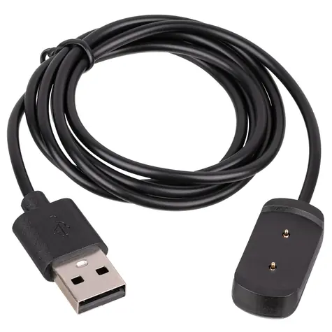 Akyga AK-SW-02 1m čierna / USB Nabíjací kábel pre Amazfit GTS GTR T-Rex