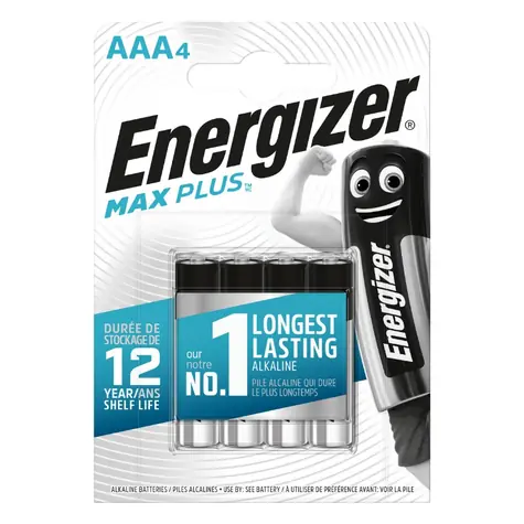 Energizer MAX Plus Batéria- Mikrotužka AAA 4 ks