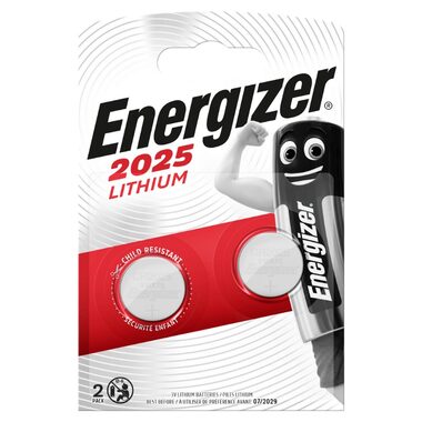 Energizer Lítiová gombíková batéria - CR2025 2 ks