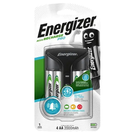 Energizer nabíjačka - Pre Charger + 4xAA Power Plus 2000