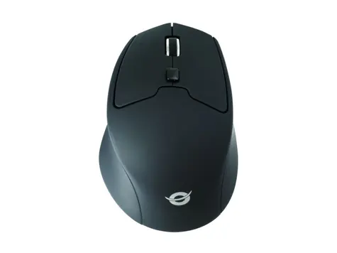 Conceptronic LORCAN02B čierna / bezdrôtová myš / Bluetooth 5.0 / 6 tlačidiel / 1600 DPI