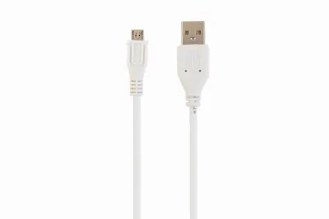 Gembird Micro USB kábel 1.8 m biela / USB-A (M) - Micro USB (M)