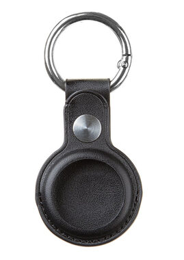 Tactical Airtag Beam Leather púzdro pre Apple Airtag čierna