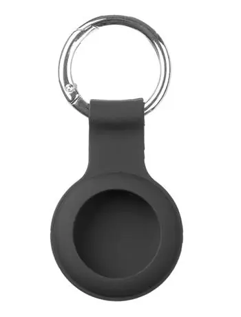 Tactical Airtag Beam Silicone púzdro pre Apple Airtag čierna