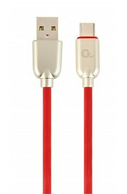 Gembird CC-USB2R-AMCM-1M-W USB-C kábel 1 m červená / USB 2.0 A (M) - USB-C (M)