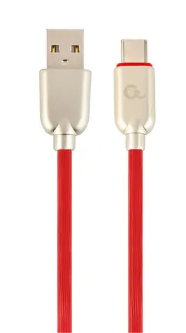 Gembird CC-USB2R-AMCM-1M-W USB-C kábel 1 m červená / USB 2.0 A (M) - USB-C (M)