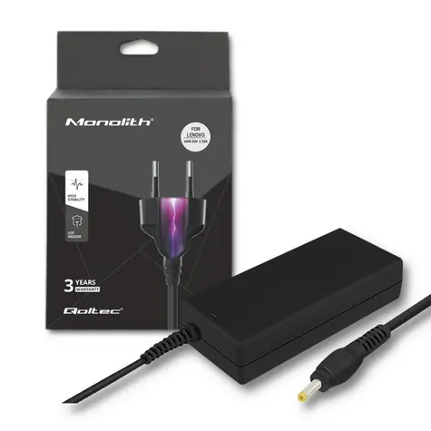Qoltec 51509 Adaptér pre notebooky Lenovo 45W / 20V / 2.25A / 4.0x1.7 mm