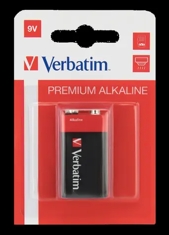 Verbatim Alkalické batérie 9V (6LR61) 1ks