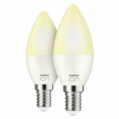 Niceboy ION SmartBulb AMBIENT E14 (2 ks)/LED/E14/5.5W/470 lm/2700-6500K/Wi-Fi