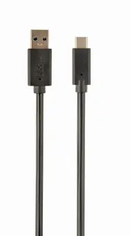 Gembird CCP-USB3-AMCM-10 USB-C kábel čierna / 1x USB-C (M) / 1x USB-A (M) / 3m