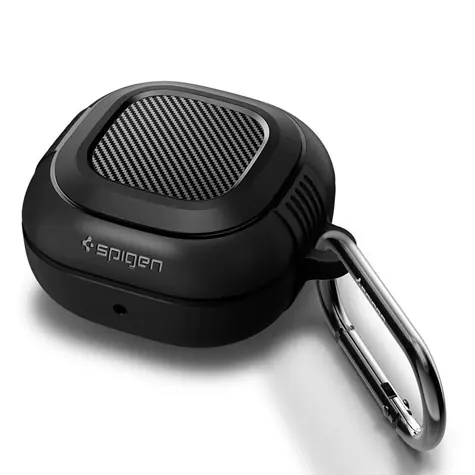 Spigen Rugged Armor púzdro pre SamsungGalaxy Buds 2 &amp; Pro &amp; Live čierna