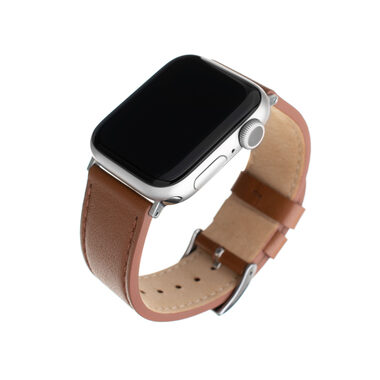 FIXED Leather Strap Kožený remienok pre Apple Watch 42 &amp; 44 &amp; 45 mm hnedá