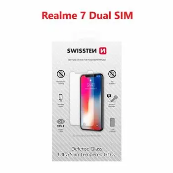SWISSTEN Ochranné temperované sklo 2.5D pre REALME 7