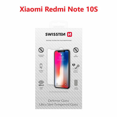 SWISSTEN Ochranné temperované sklo 2.5D pre XIAOMI REDMI NOTE 10S