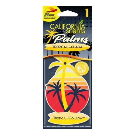 California Scents Palms Tropical Colada / Vôňa do auta / Tropic
