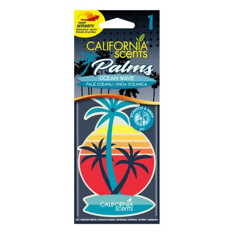 California Scents Palms Ocean Wave / Vôňa do auta / Vlna oceánu