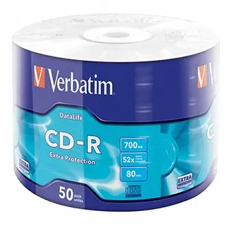 Verbatim 50ks CD-R 700MB 52x / Wrap