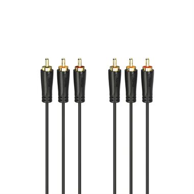 Hama Essential Line AV kábel 3 cinch - 3 cinch 1.5 m