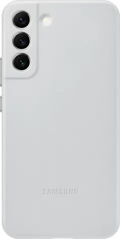 SAMSUNG Kožený zadný kryt pre Samsung Galaxy S22 Plus sivá