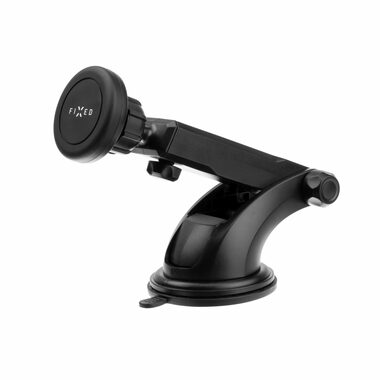 FIXED Maggy XL Univerzálny magnetický držiak pre mobilné telefóny s dlhou prísavkou / na sklo alebo palubnú dosku