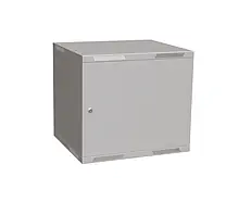 Solarix rozvádzač nástenný skladaný SENSA LITE 9U 450mm - dvere plech / RAL 7035