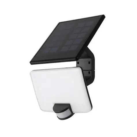 Solight WO785 LED solárne osvetlenie so senzorom 11W čierna / 1200lm / Li-on
