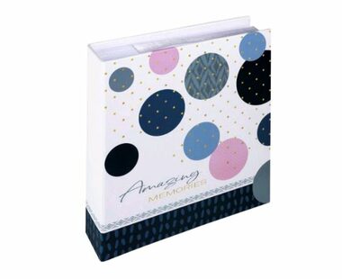 Walther Amazing Memories 13x18 (200 foto) modrá / Memo album / popisové pole