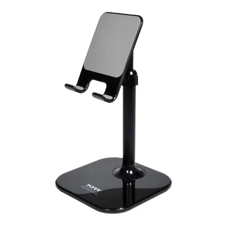 PORT CONNECT ergonomický stojan na smartphone čierna / pre telefóny do hrúbky 1.6 cm